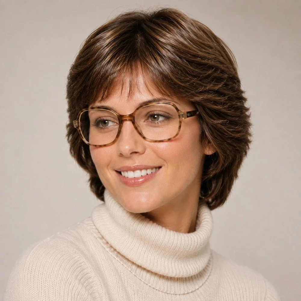 Vintage Dorothy Hamill Eyeglasses Vintage 70s Retro Nerd Costume Granny Chic